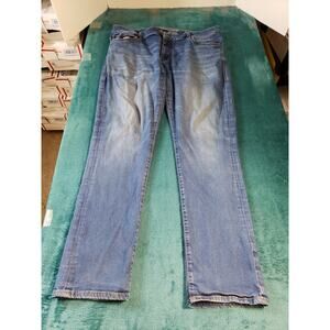 Flying Machine Blue Label Jeans Size 40x30 Mens Blue Pants Michael Slim Tapered